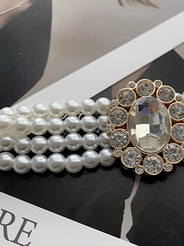 Belt Alloy White Yellow Silver Gold Beige Wide Belt Outdoor Dailywear Daily Holiday Pure Color / Spring / Summer / Fall / Winter for Women
