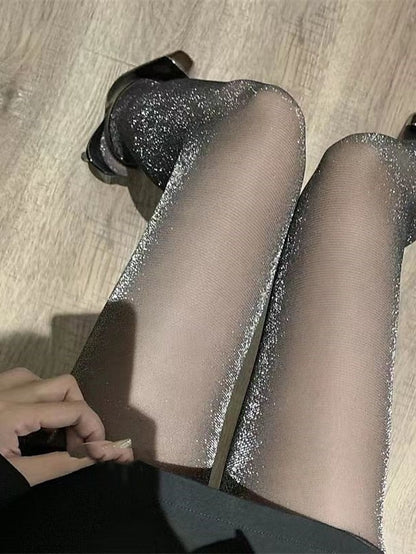 Panty Hose Gift Daily Holiday Solid Color Polyester Acrylic Fibers Sexy Casual Leg Shaping Casual / Daily 1 Pair for Women