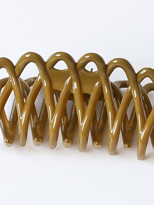 1PC Big Hair Claw Clips Neutral Colors Hair Clips For Women 4.3 Inch Claws Clips For Thick Banana Clips 3.5 Inch Claw Clip Medium Large Hair Claws Square Matte Jumbo Hair Clip Cute Hair Accessory Pack for Women