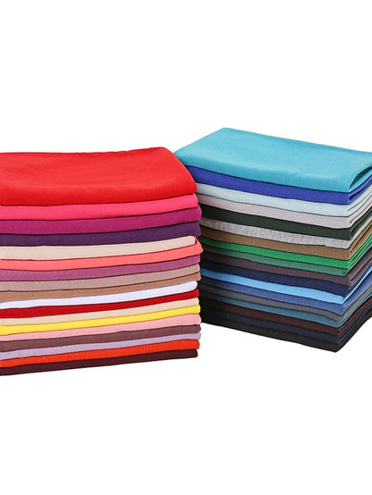 180x80CM Modal Cotton Jersey Hijab Scarf Women Muslim Shawl Plain Soft Islamic Turban Hair Tie Head Wrap Arab Scarves Headband for Women