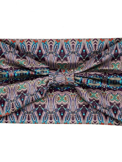 1PC Headbands Hair Band For Work Daily Holiday Retro Fabric White Red Purple for Women