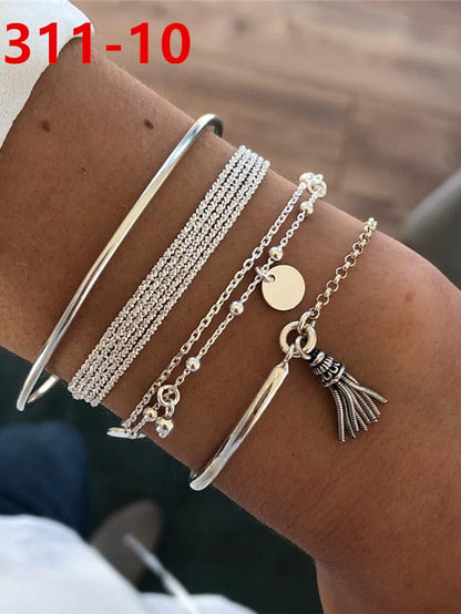 1 Set Wrap Bracelets Men Women Hemp Cords Wood Beads Ethnic Tribal Bracelets Leather Wristbands for Women