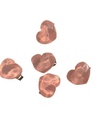 5pcs Per Set Girls' Hair Clip For Daily Flower Classic Butterfly. Peach.Flower Shape Hair Clips Alligator clip Hair Slide for Girl and Woman for Women