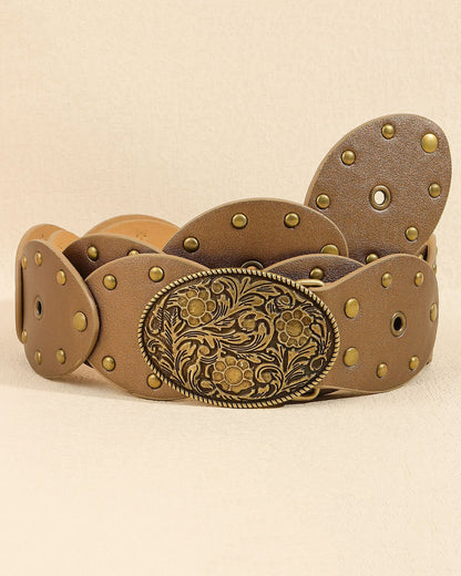 Y2K Hip Hop Pu Belt