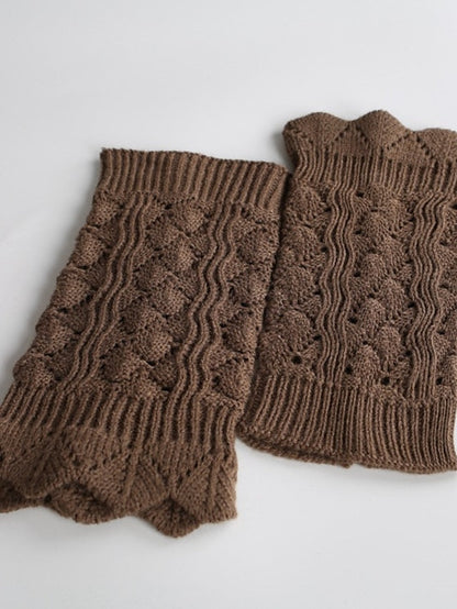 Leg Warmers Boot Cuffs Home Daily Solid Color Knit Casual Boho / Bohemian Warm 1 Pair for Women