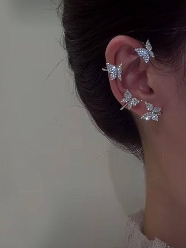 Earring Fashion Street Butterfly Earring (one piece) for Women