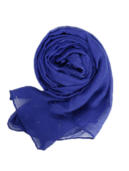1pc Plain Glitter Scarf Hijabs Balinese Cotton Islam Women Muslim Wrap Shawl Casual Long thin Head Scarf Arab Ethnic Headwear for Women
