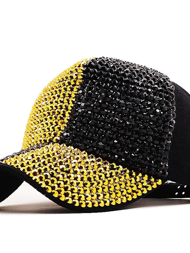 1pcs Summer Men's Baseball Cap Wild Rhinestone Caps Fashion Personality Street Highlights Hip-hop Hats for Women