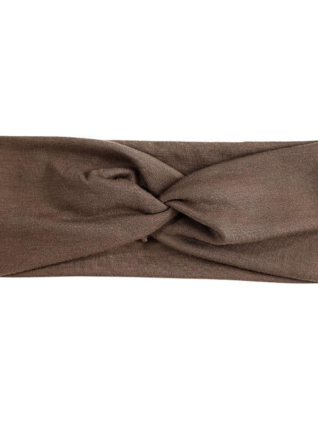 amazon candy color cross hairband women sports headband yoga sweat absorbing stretch bandana headband fashion headwear for Women