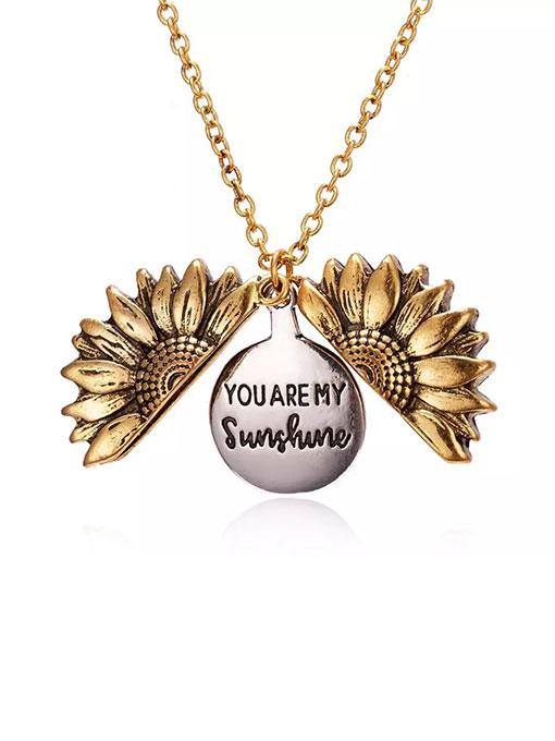 You Are My Sunshine Necklace for Women