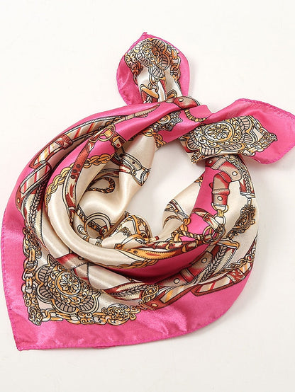 Neckerchief Gift Daily Holiday Tie Dye Polyester Bohemia Decoration Casual 1 PC for Women