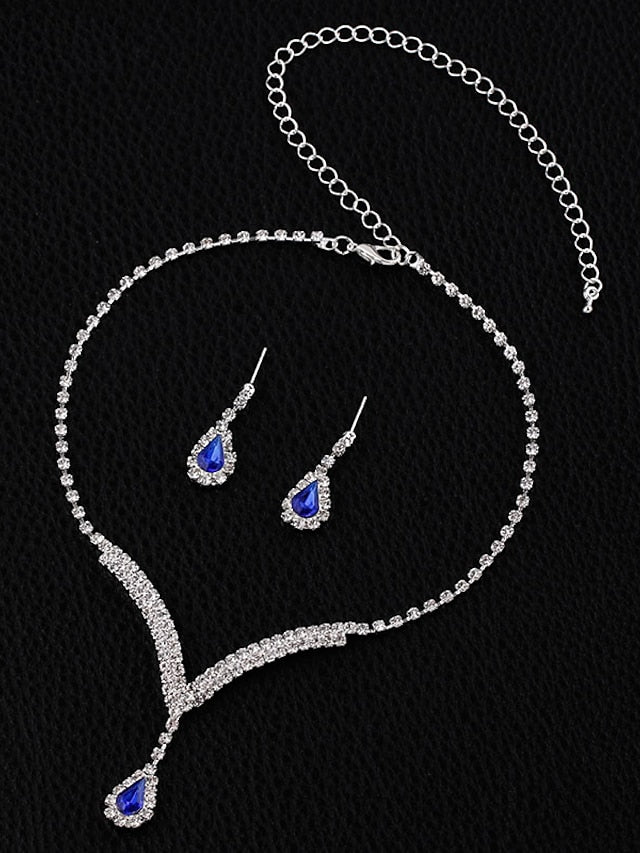 necklace Chic & Modern Party Pure Color Jewelry Sets / Wedding / White / Red / Blue / Fall for Women
