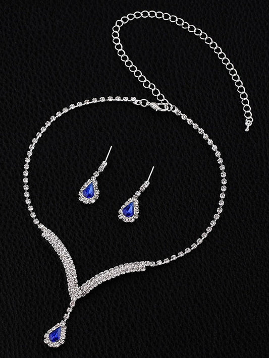 necklace Chic & Modern Party Pure Color Jewelry Sets / Wedding / White / Red / Blue / Fall for Women