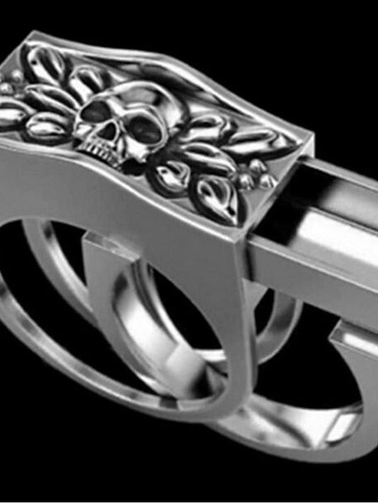 1PC Ring For Men's Daily Date Alloy Classic Skull for Women