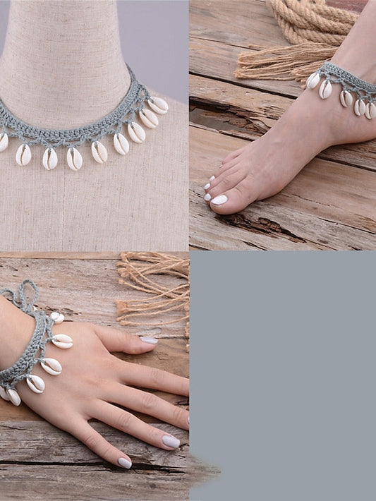 Jewelry Sets Fashion Outdoor Shell Jewelry Sets for Women