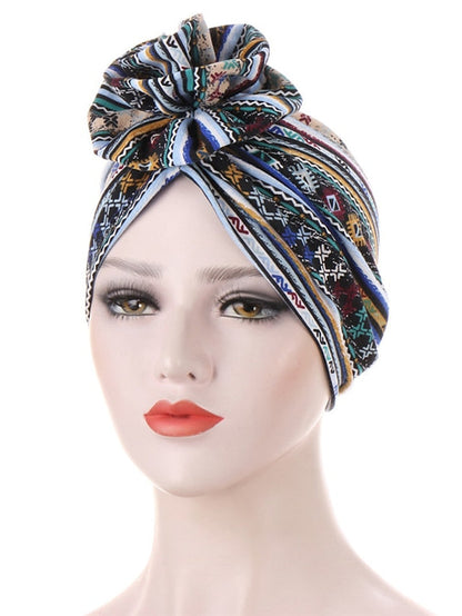 Turban Office Daily Flower / Plants Polyester Boho Cute 1 pcs for Women