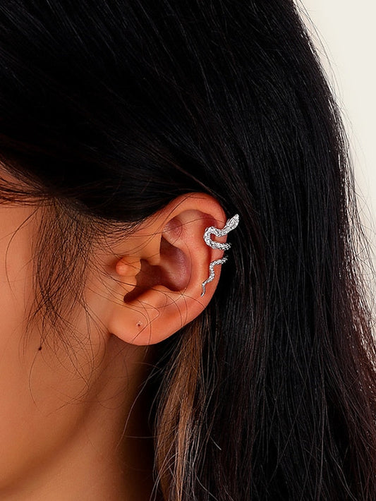 1PC Ear Cuff Earrings For Office Party Evening Daily Alloy Classic Snake for Women