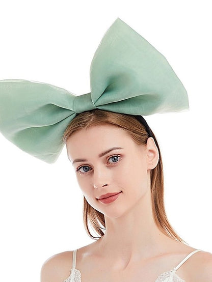 1PC Headbands For Halloween Party Evening Oversize Fabric Knot for Women