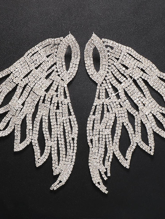 Earrings Fancy Lucky Hope Imitation Diamond Earrings Jewelry Silver / Gold For Street Gift Prom for Women