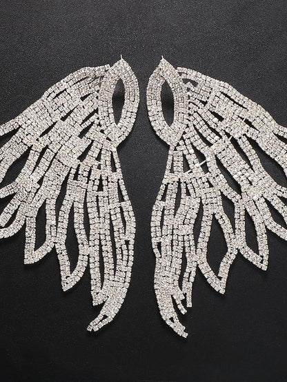 Earrings Fancy Lucky Hope Imitation Diamond Earrings Jewelry Silver / Gold For Street Gift Prom for Women