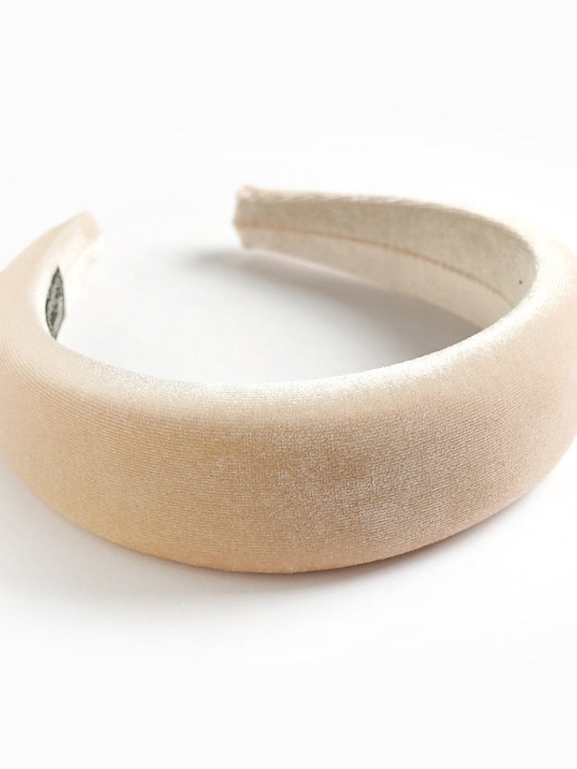 1pc Girls' Headbands Velvet Wide Headbands for Women Soft Head Bands Hairbands for Women Girls Fashion No Slip Headband for Women Hairbands Hair Accessories for Women