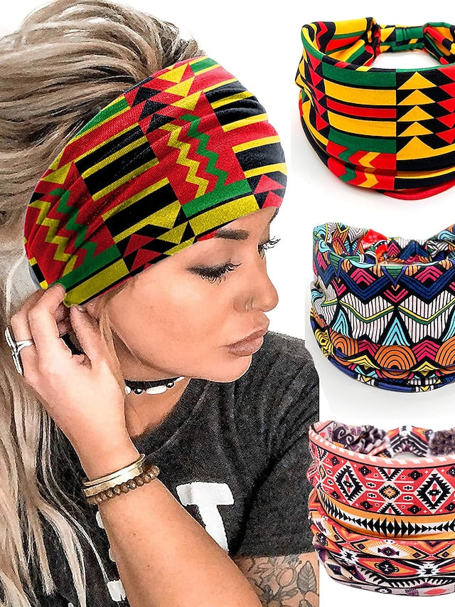 1PC Headbands Hair Band For Daily Holiday Classic Fabric 1 2 3 for Women