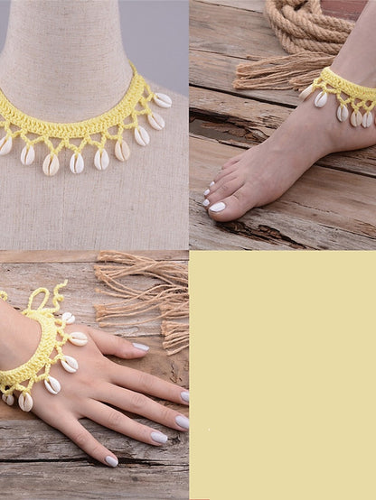 Jewelry Sets Fashion Outdoor Shell Jewelry Sets for Women