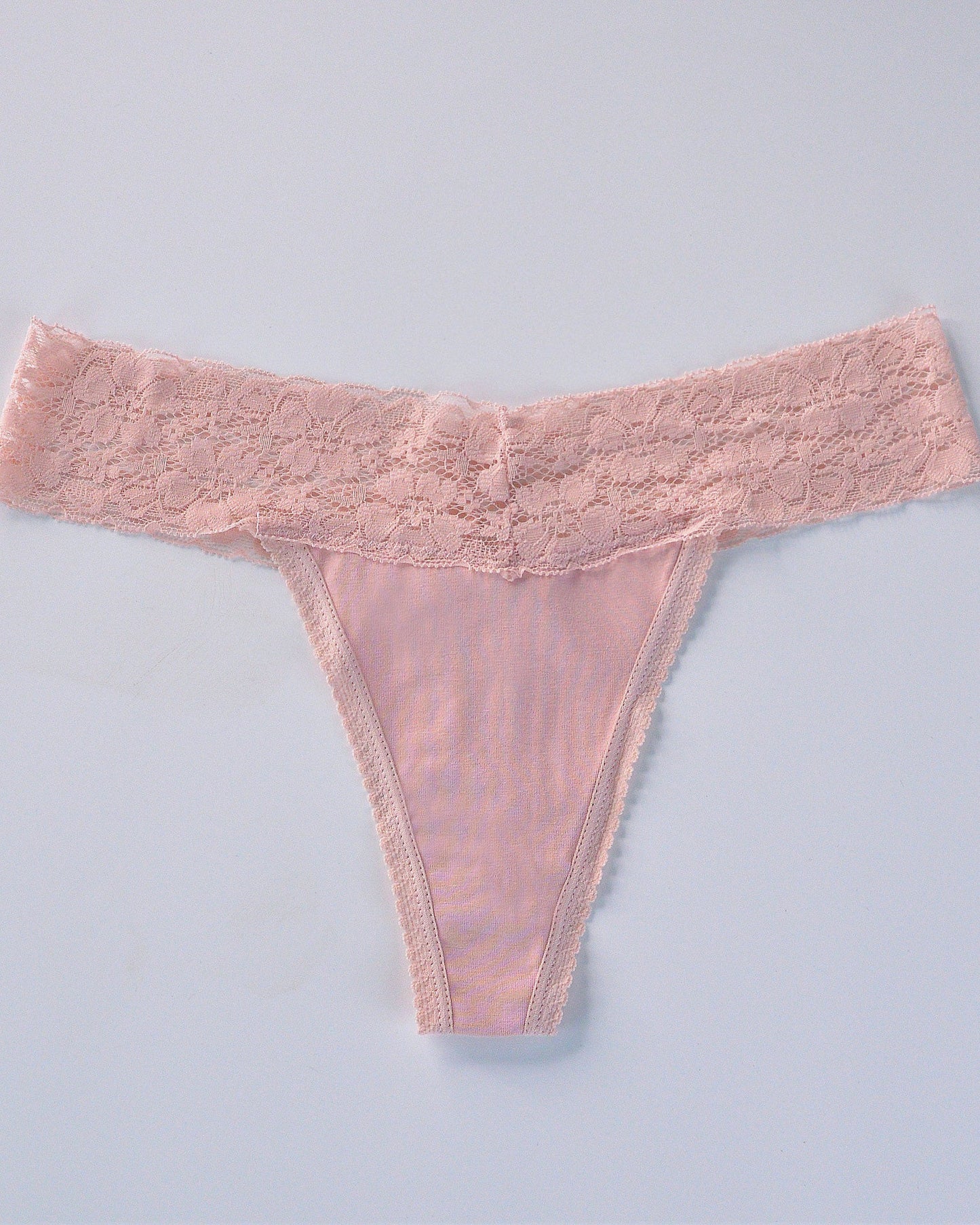 Low-Rise Thong Lace Briefs