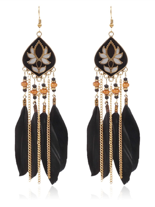 Earrings Ethnic Style Street Color Block Earring for Women