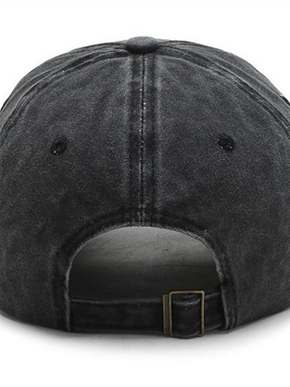 Baseball Cap Adjustable Buckle Pure Color Sports for Women