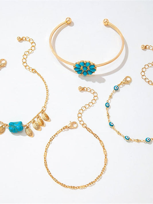 Bangle Archaistic Outdoor Floral Bracelets & Bangles for Women