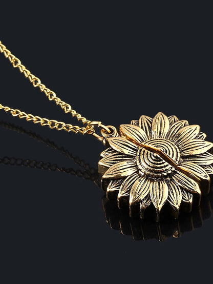 necklace Fashion Street Sunflower Necklaces / Gold / Silver / Fall / Winter / Spring for Women