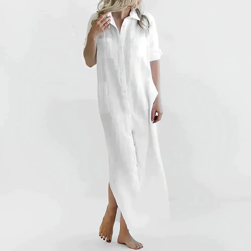 Women's Trendy Lightweight Summer Dress with Flowy Silhouette