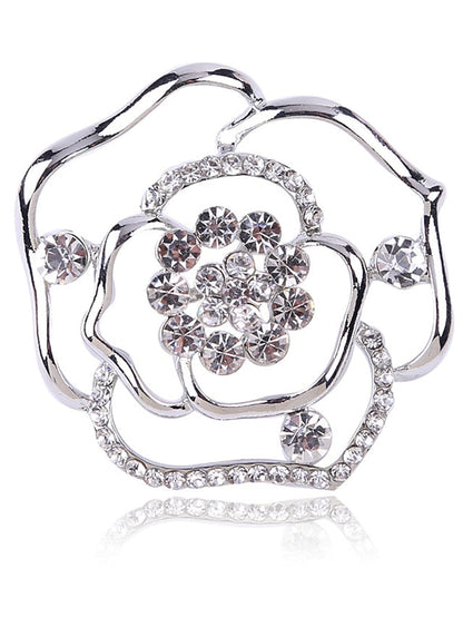 Brooches Chic & Modern Street Rose Brooch / Gold / Silver / Fall / Winter / Spring for Women