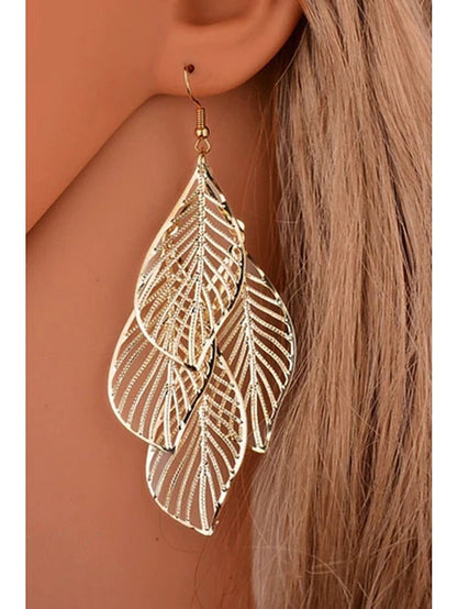Earrings Fashion Outdoor Leaf Earring for Women