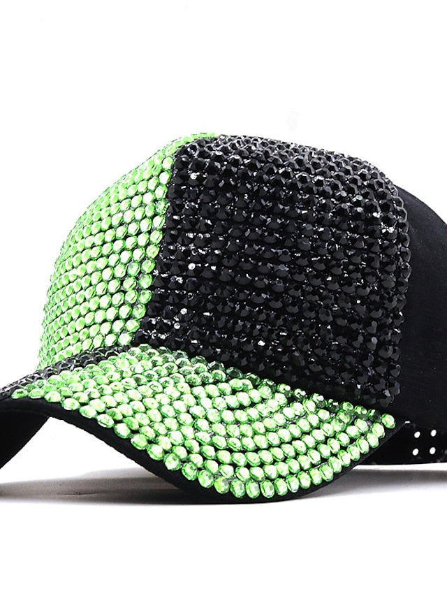 1pcs Summer Men's Baseball Cap Wild Rhinestone Caps Fashion Personality Street Highlights Hip-hop Hats for Women