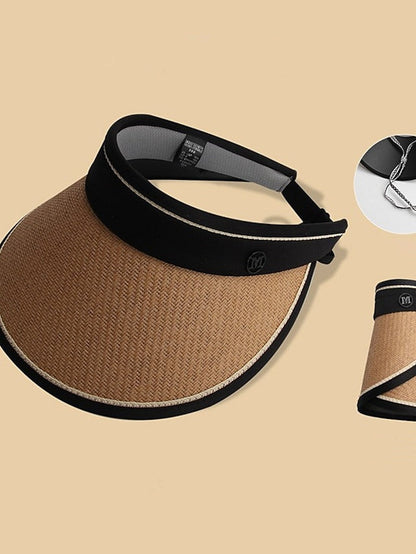 Straw Hat Outdoor Daily Holiday Straw Sports & Outdoors Casual Beach Sunscreen Casual / Daily 1 pcs for Women