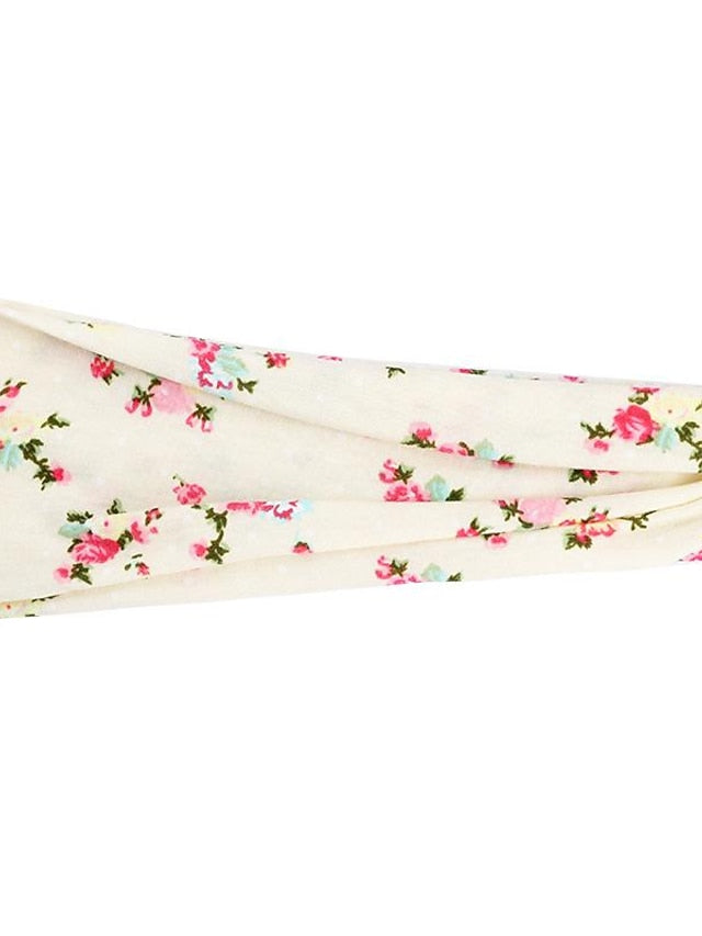 europe and the united states cross-border fashion sports hairband yoga bundle sweat-absorbing headband new ladies wide-brimmed printed headwear for Women