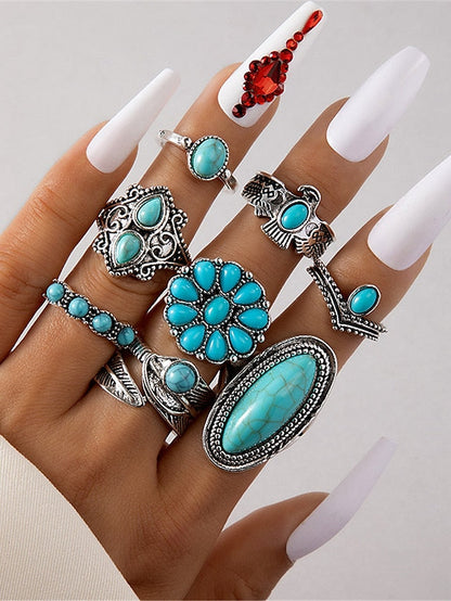 Rings Archaistic Holiday Floral Ring for Women