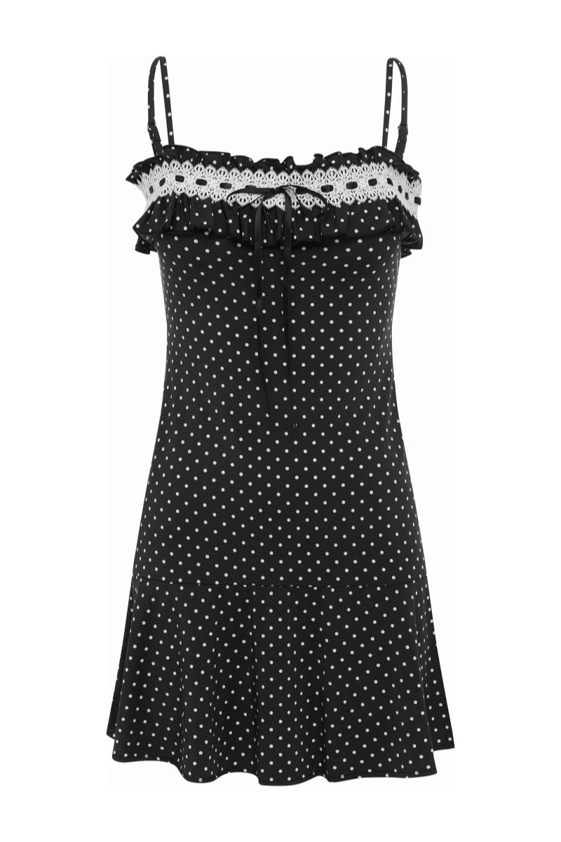 Vestido mini de lunares Zoe