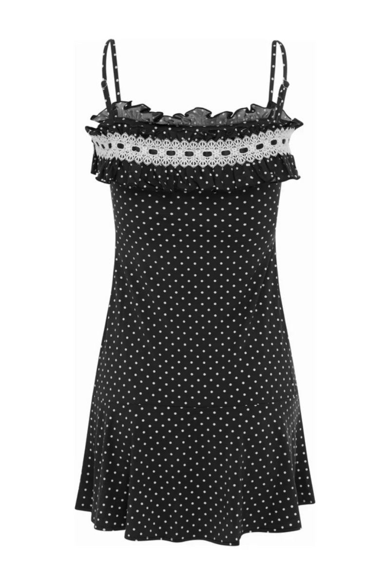 Vestido mini de lunares Zoe