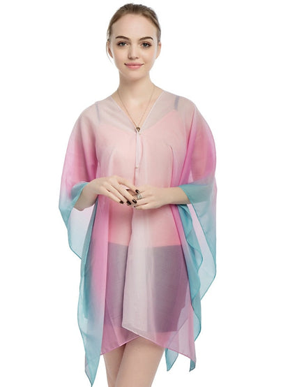 Scarves Shawl Party Holiday Chiffon Vacation Casual Bohemia Sunscreen Outdoor 1 PC for Women