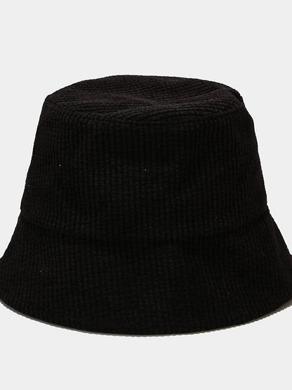 Fall Winter Classic Corduroy Bucket Hat Outdoor Panama Harajuku Style Fishing Bucket Hats For Female Male Unisex  Casual Solid Cap for Women