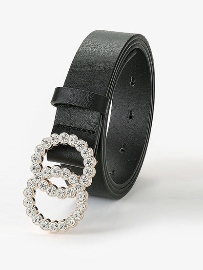Belt Leather White Black Camel Khaki Coffee Waist Belt Outdoor Street Daily Holiday Pure Color / Spring / Summer / Fall / Winter / Alloy for Women