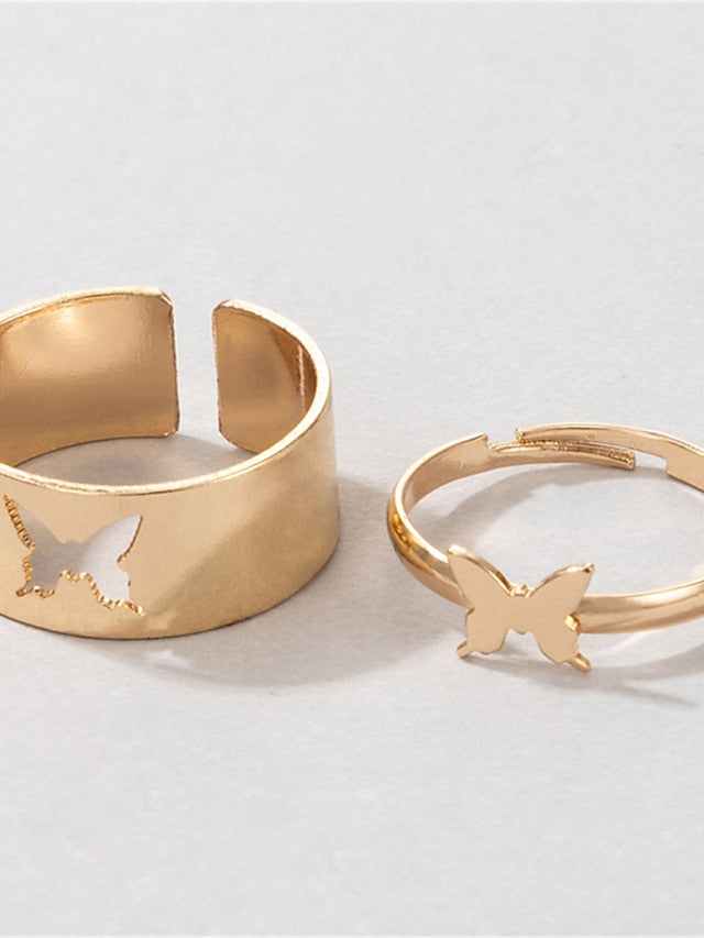 Rings Daily Outdoor Butterfly Ring for Women