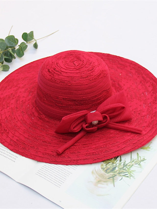 Hat Bucket Hat Sun Hat Light Pink Black Wine Party Outdoor Dailywear Floral Floral Portable Windproof Comfort for Women