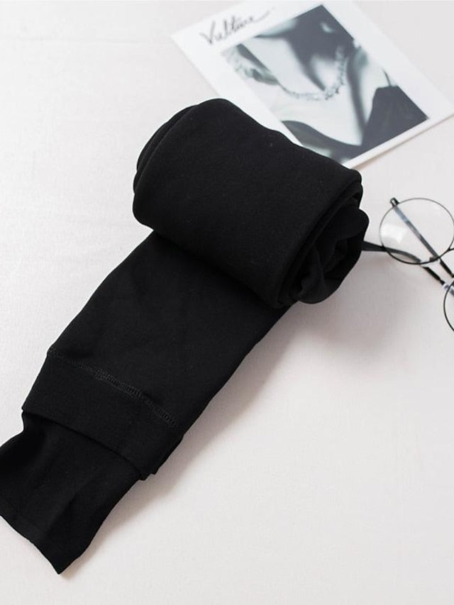 Panty Hose Office Work Daily Spandex Nylon Basic Classic Warm 1 Pair for Women