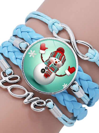 Bracelets Casual Christmas Santa Claus Bracelets & Bangles for Women