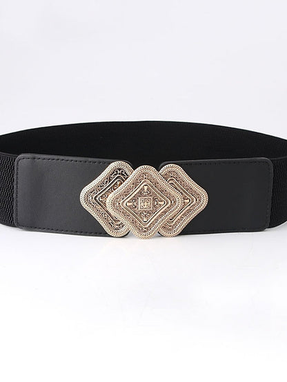 Belt PU White Black Camel Red Wide Belt Outdoor Dailywear Daily Holiday Pure Color / Spring / Summer / Fall / Winter for Women