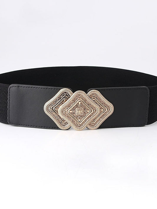 Belt PU White Black Camel Red Wide Belt Outdoor Dailywear Daily Holiday Pure Color / Spring / Summer / Fall / Winter for Women
